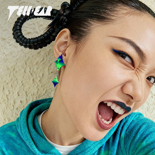 TELLEARY2K软陶泥蒸汽波耳环