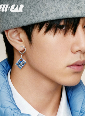 TELLEAR陶野科技芯片耳环925银AI智能未来机械感朋克电子个性耳饰