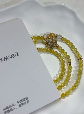 上新｜同事以为很贵系列之黄水晶 黄水晶大小姐的贵气感铺面而来