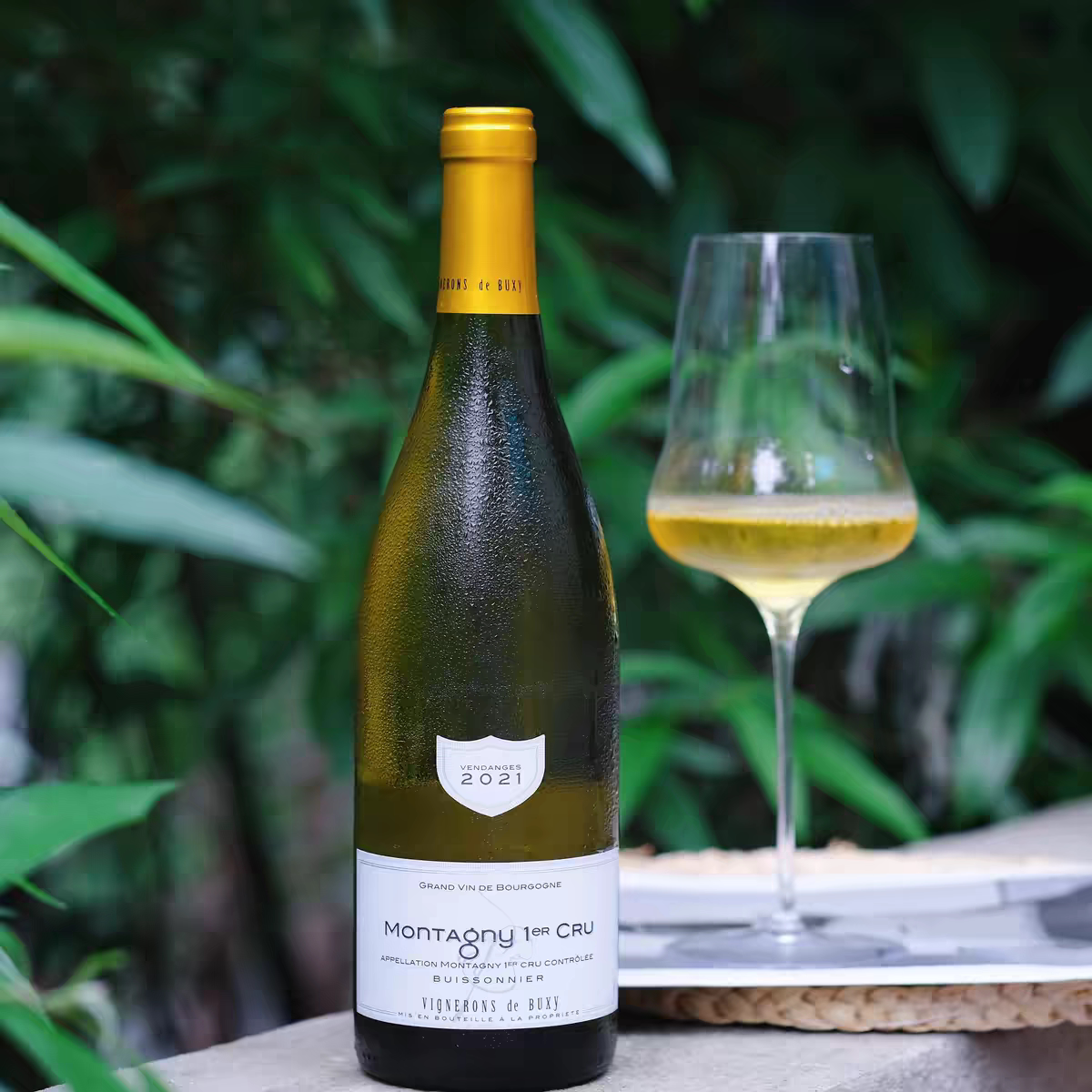 比克西酒庄勃艮第蒙塔尼一级园荆棘干白葡萄酒蒙塔尼产区翘楚好喝