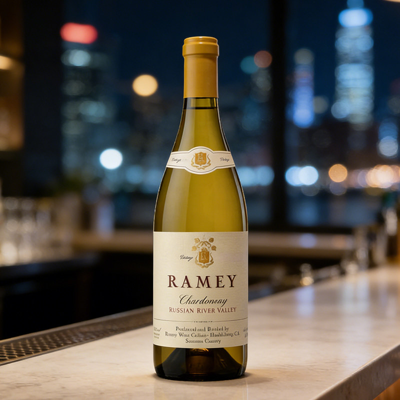 美国加州名庄 雷米俄罗斯河谷霞多丽干白葡萄酒 Ramey Chardonnay