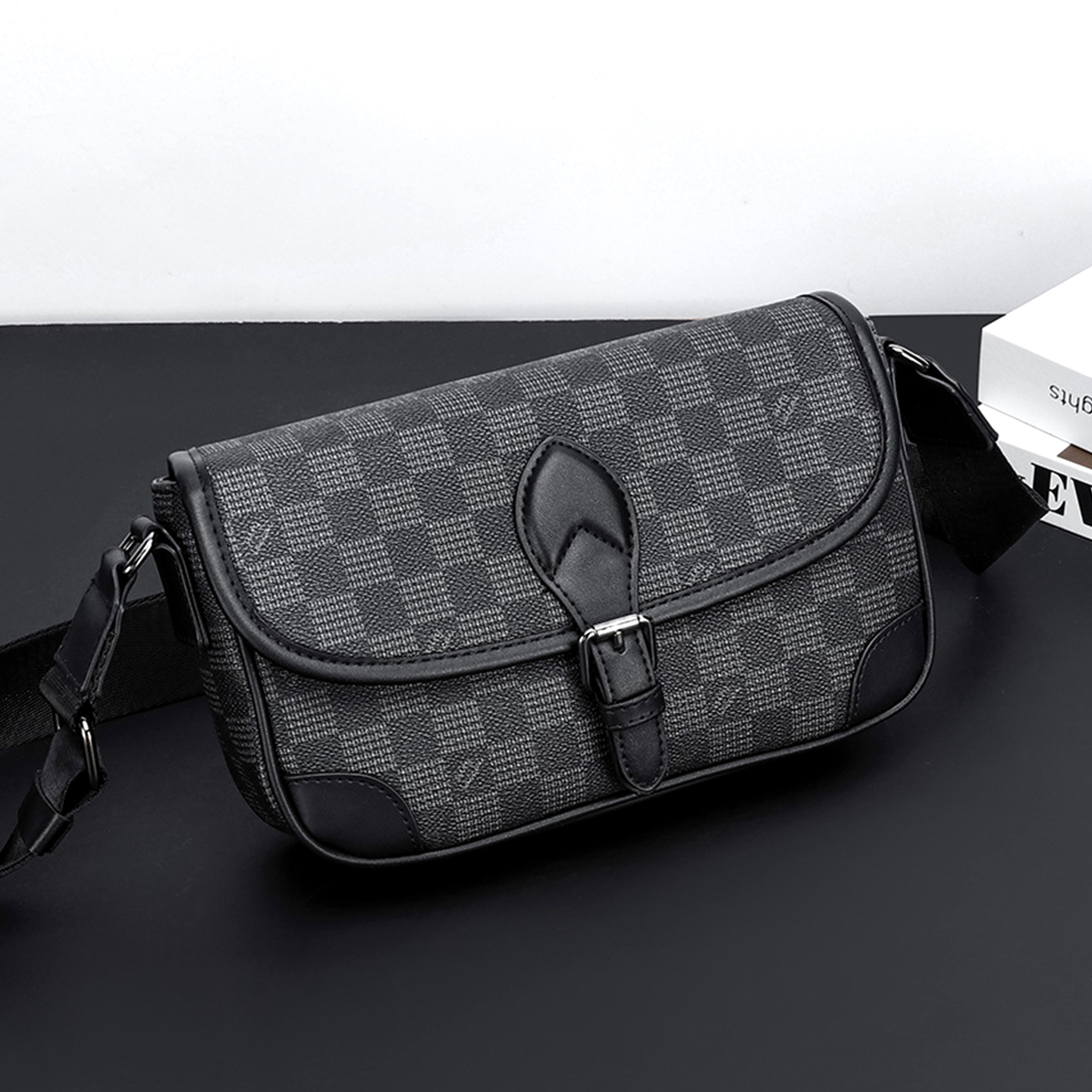 情侣老花法棍包单肩骑行包