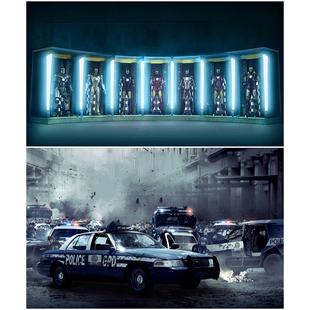 JACKSDO动画背景图 12寸兵人系列 高级哑光相纸材质