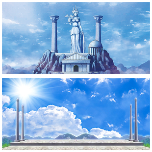 黄金圣斗士 圣域系列 高级哑光相纸材质 JACKSDO动画背景图