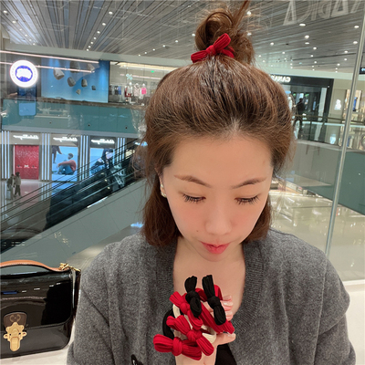 弹力发绳日韩少女风格拼色小结