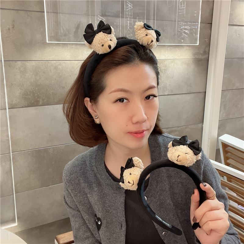 发箍日韩少女风格卡通熊发卡