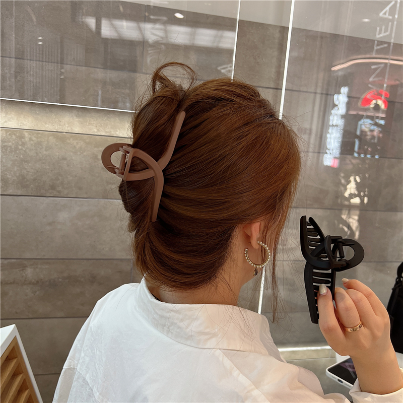 刘海抓夹日韩少女风格彩色磨砂