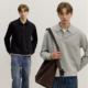 T恤老钱风卫衣男25AW VMCL 290克假两件翻领POLO长袖 vermicelli