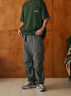 VMCL一裤两穿可拆卸工装长裤短裤轻薄透气休闲裤男24SS vermicell