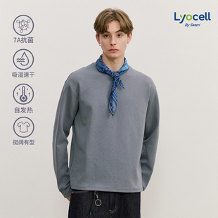 VMCL莱赛尔空气棉330g基础百搭圆领长袖 vermicelli T恤秋男女25AW