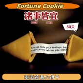 cookie 圣诞节日新年春节幸运签语饼干公司年会展fortune 60只