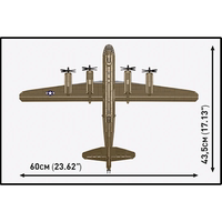 COBI European imported building blocks World War II series US Military B-29 Super Air Fortress Bomber 5774 thumbnail 5