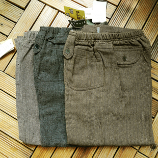 清仓 日单出口捡漏 秋冬款复古马丁靴裤百搭款七分高腰女裤休闲裤