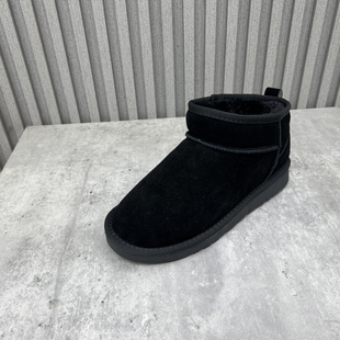 雪地靴户外平底加绒保暖时尚 新款 男棉靴 处理男靴2024冬季 厂家断码