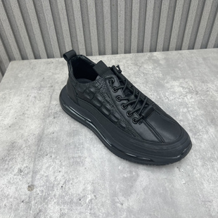 学院风轻便外穿潮流牛皮休闲鞋 清仓断码 新款 2024秋季 处理真皮男鞋