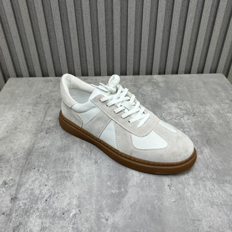 厂家处理真皮男鞋2025春季新款韩版平底鞋青年潮流学院风德训鞋