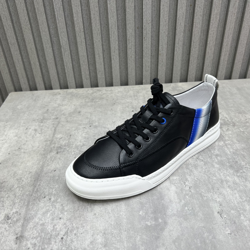 厂家处理真皮男鞋2025秋季新款青年潮流韩版平底牛皮深口板鞋单鞋