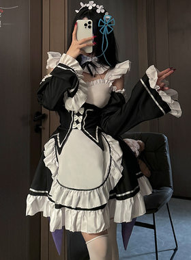 仙懿蕾姆拉姆二次元动漫cosplay制服从零开始的异世界生活cos555