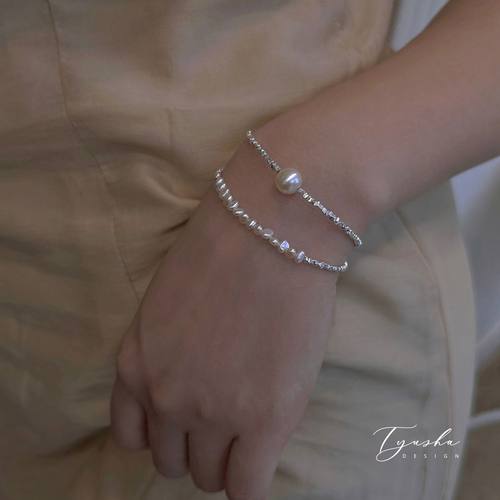 TYUSHA手工碎银子手链