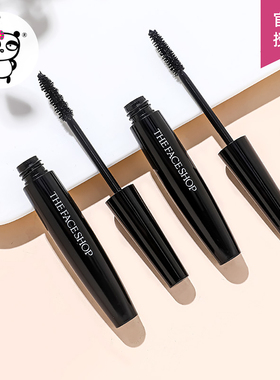 韩国正品thefaceshop菲诗小铺黑杆睫毛膏定型浓密防水卷翘加密长
