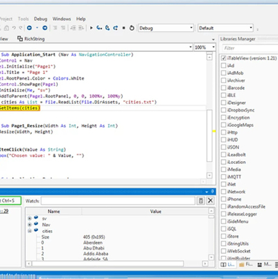 Anywhere Software Basic4IOS (B4I) v2.5