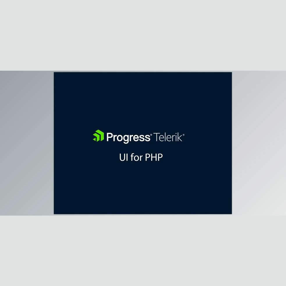Progress Telerik UI for PHP 2023 R1 v2023.1.117 永久