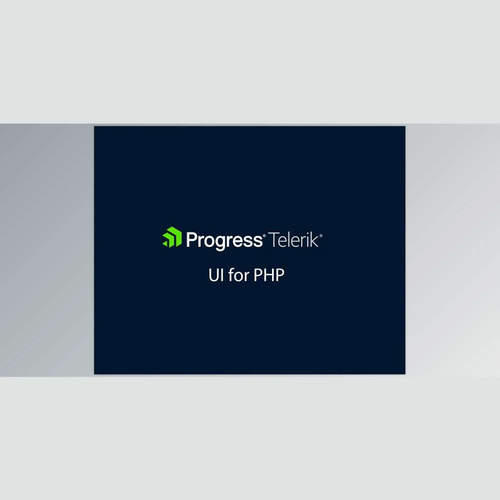 Progress Telerik UI for PHP 2023 R1 v2023.1.117 永久