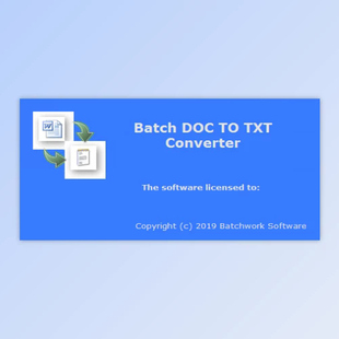 Batch DOC to TXT Converter v2025.17