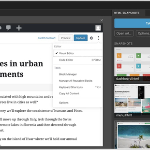 Humane Pinegrow Snapshots v1.1 Technologies