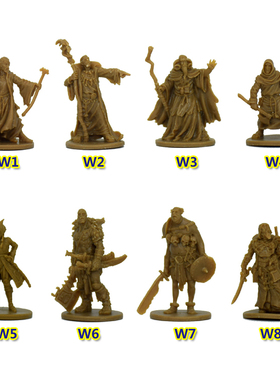 桌游模型 W~Y无尽杀戮 黑死病 绿色部落 狼堡 扩展幸存者法师兽人