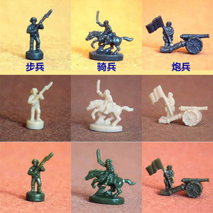 RISK战棋兵棋 拿破仑战争 1:120兵人模型  桌游棋子 战国风云