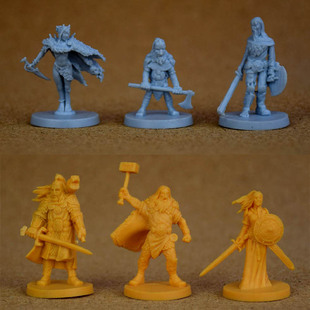 桌游棋子模型配件 战棋跑团 血色狂怒 英雄散货 天神扩 神明扩展