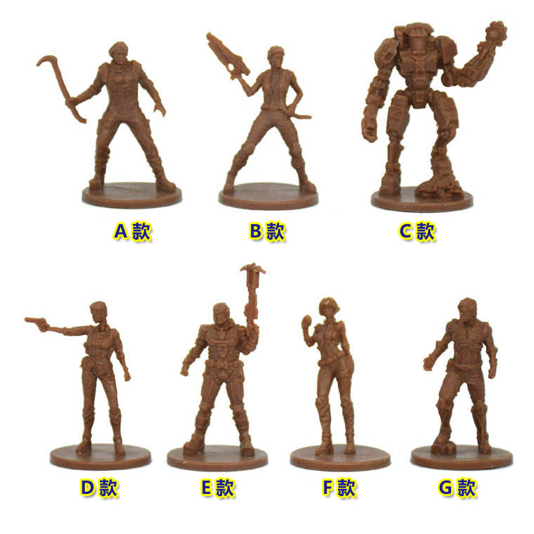 b2库 极度发狂 深海疯狂深渊 英雄幸存者科幻人物机器人桌游模型