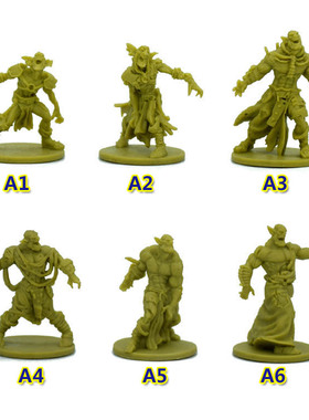 无尽杀戮绿兽灾变 黑死病绿色部落丧尸僵尸憎恶桌游模型 战棋跑团