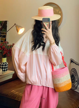 特！门店39&9！轻量感肌肤衣零压/撞色外套透气防晒上衣女 L41335