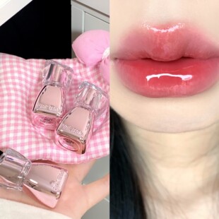pinkbear丰唇蜜皮可熊水光透明叠涂唇釉P02嘟嘟唇蜜P05不沾杯