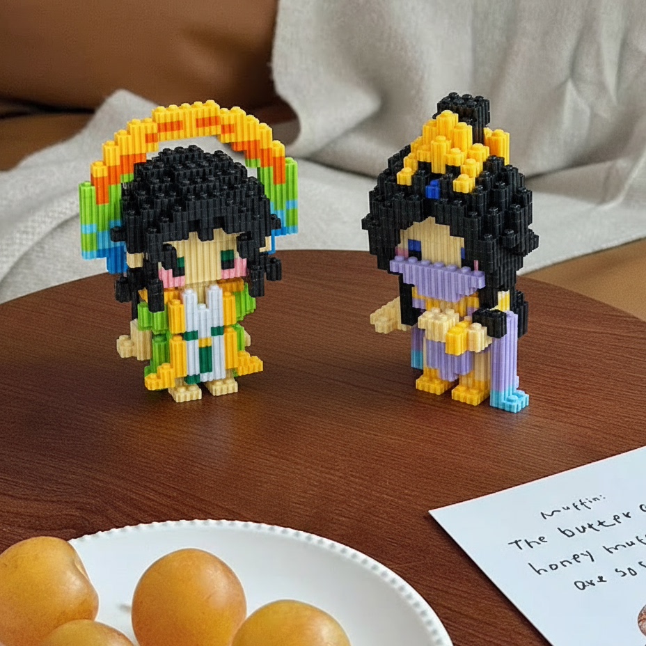 一直拼积木武侠6岁可爱拼搭益智