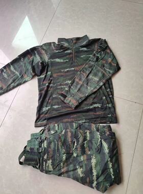 二手夏特薄款多口袋工装套装帅气工作服套装户外登山训练服裤子