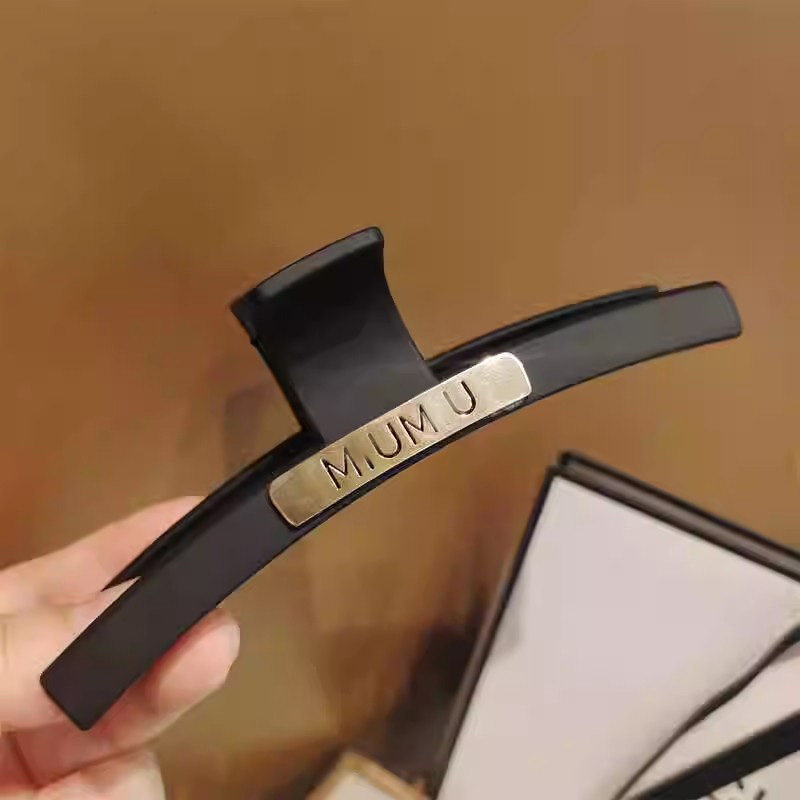 磨砂后脑勺黑色高端大号抓夹韩国