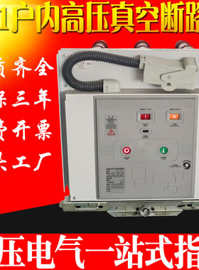10KV户内高压真空断路器VS1-12/630A智能固定手车式ZN63A高压开关