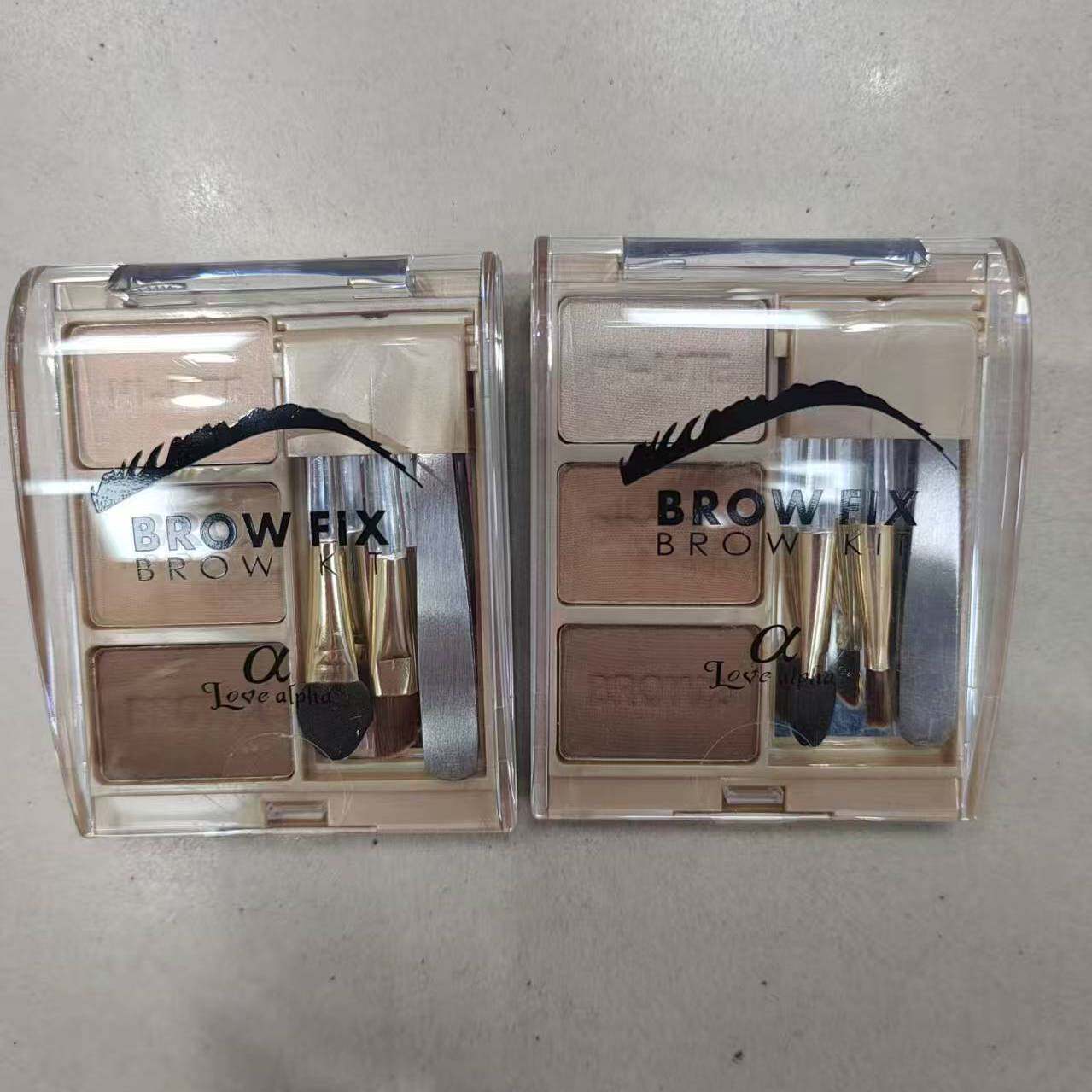 阿尔法一盒多用~天使面具眉粉三色立体眼影修容防水防汗不易脱色