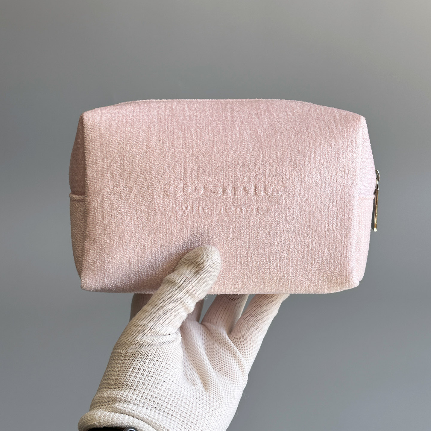 老美订单粉色短绒加厚化妆包