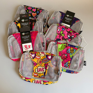 出口意大利原单！超貌美出差旅行拉杆箱衣物分类整理收纳袋三件套