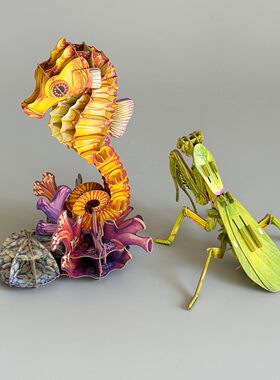 3D立体模型动物昆虫拼图玩具礼物