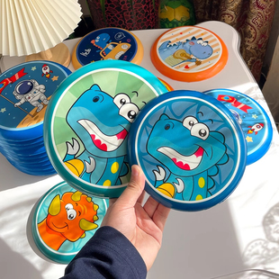 不伤手软飞盘飞碟成人儿童安全手抛回旋镖户外亲子玩具宠物飞碟