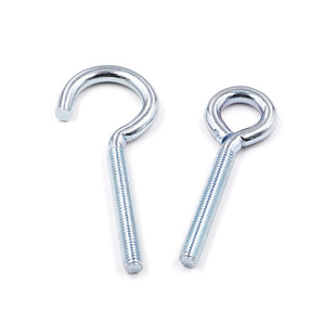 加长活结螺丝镀锌开口螺栓闭口型带圈螺杆勾子M3M4M5M6M8羊眼挂钩