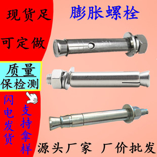不锈钢膨胀螺栓 201/304/316L自切式后扩底机械锚栓 不锈钢膨胀螺