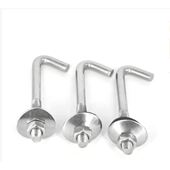 不锈钢201 304瓦钩螺丝异型钩件石棉雨棚瓦勾丝直角圆挂钩螺栓M6