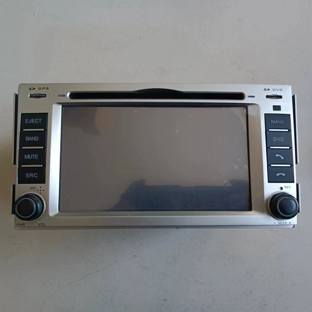 适用现代新胜达车载DVD中控银色导航一体机原车原装原厂风格库存