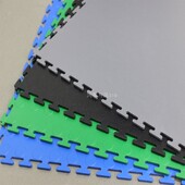 PVC塑胶地板汽修厂机修软地砖维修店车间工业塑料地垫耐油污灰色